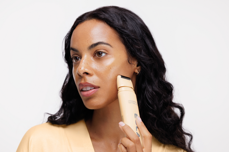 RESET ROLLER  LIGHT CREAM SCULPT routine application guide